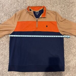 IZOD Advantage Performance Pullover XXL Stretch 1/4 Zip Color Block